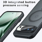 Husă pentru Google Pixel 11 / Pixel 11 Pro, Techsuit PureFrost MagSafe, Neagră frost