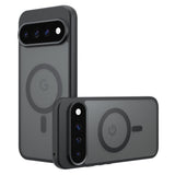 Husă pentru Google Pixel 11 Pro XL, Techsuit PureFrost MagSafe, Neagră frost