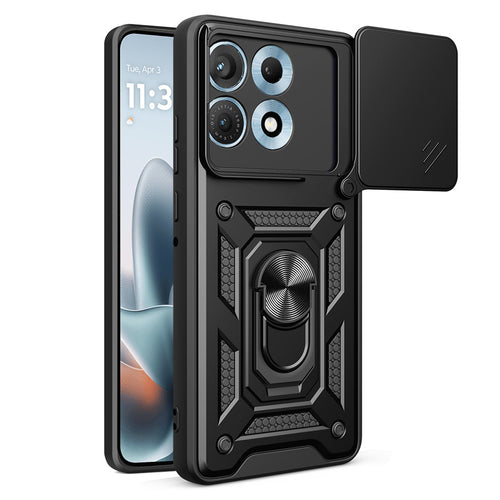 Husă pentru Motorola Edge 70 Max, Techsuit CamShield Series, Neagră