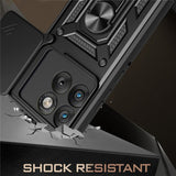 Husă pentru Motorola Edge 70 Max, Techsuit CamShield Series, Albastră
