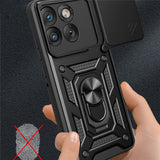 Husă pentru Motorola Edge 70 Max, Techsuit CamShield Series, Albastră