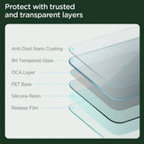 Folie pentru ecran 15 Tesla Model 3/Y, Spigen GLAS.tR EZ Fit Anti-Glare, 9H, 0.2mm, Mată