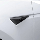 Organizator auto pentru Tesla Model 3 Highland / Model Y Juniper, Spigen Front Fender Camera Cover, Carbon Fiber, Negru