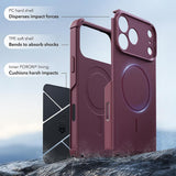 Husă pentru iPhone 17 Pro Max / iPhone 18 Pro Max, ESR Cyber HaloLock, Bordo mat