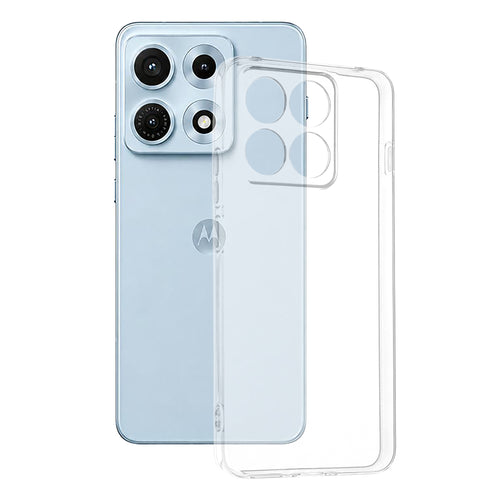 Husă pentru Motorola Edge 70 Max, Techsuit Clear Silicone, Transparentă