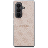 Husă pentru Samsung Galaxy Z Fold8 Ultra, Guess 4G Leather Classic MagSafe, Roz