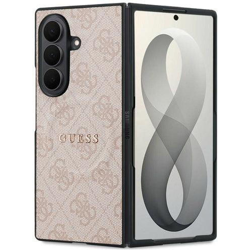 Husă pentru Samsung Galaxy Z Fold8 Ultra, Guess 4G Leather Classic MagSafe, Roz