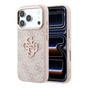 Husă pentru iPhone 18 Pro, Guess Hardcase 4G Big Resin Logo, Roz