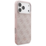 Husă pentru iPhone 18 Pro, Guess Hardcase 4G Classic Logo, Roz