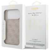 Husă pentru iPhone 18 Pro, Guess Hardcase 4G Classic Logo, Roz