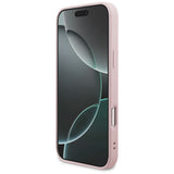 Husă pentru iPhone 18 Pro Max, Guess Hardcase 4G Classic Logo, Roz