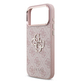 Husă pentru iPhone 18 Pro, Guess Hardcase 4G Big Classic Logo, Roz