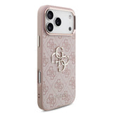 Husă pentru iPhone 18 Pro Max, Guess Hardcase 4G Big Classic Logo, Roz