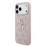 Husă pentru iPhone 18 Pro, Guess Hardcase 4G Big Logo, Roz