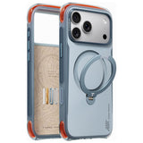 Husă pentru iPhone 17 Pro Max / iPhone 18 Pro Max, Torras Ostand Q3 Air Pro, Albastru deschis