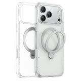 Husă pentru iPhone 17 Pro / iPhone 18 Pro, Torras Ostand Spin, Transparentă