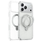 Husă pentru iPhone 17 Pro / iPhone 18 Pro, Torras Ostand Spin, Transparentă