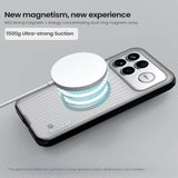 Husă pentru Xiaomi Poco F8 Ultra, Nillkin Super Frosted Shield Pro Magnetic, Negru transparent