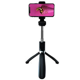 Trepied cu selfie stick si telecomanda Bluetooth XO SS08 - Negru