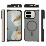 Husă pentru Google Pixel 11 Pro Fold, Techsuit PureFrost MagSafe, Neagră frost