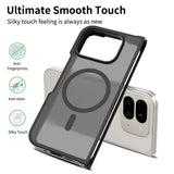 Husă pentru Google Pixel 11 Pro Fold, Techsuit PureFrost MagSafe, Neagră frost