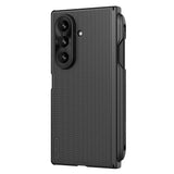 Husă pentru Samsung Galaxy Z Fold7, Nillkin Super Frosted Shield Fold Pen Holder, Neagră