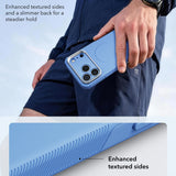 Husă pentru iPhone 17 Pro / iPhone 18 Pro, ESR Cyber Armor Kickstand, Albastru deschis
