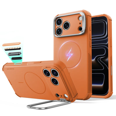 Husă pentru iPhone 17 Pro / iPhone 18 Pro, ESR Cyber Armor Kickstand, Albastră