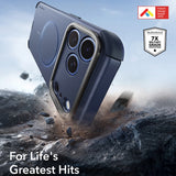 Husă pentru iPhone 17 Pro / iPhone 18 Pro, ESR Cyber Armor Kickstand, Albastră