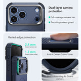 Husă pentru iPhone 17 Pro / iPhone 18 Pro, ESR Cyber Armor Kickstand, Albastră