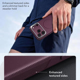 Husă pentru iPhone 17 Pro / iPhone 18 Pro, ESR Cyber Armor Kickstand, Bordo mat