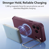 Husă pentru iPhone 17 Pro / iPhone 18 Pro, ESR Cyber Armor Kickstand, Bordo mat