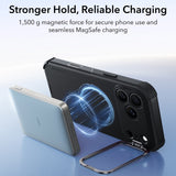 Husă pentru iPhone 17 Pro / iPhone 18 Pro, ESR Cyber Armor Kickstand, Neagră
