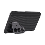 Husă pentru Samsung Galaxy Z Fold7, Nillkin CarboProp Magnetic, cu decupaj cameră și S Pen, Neagră