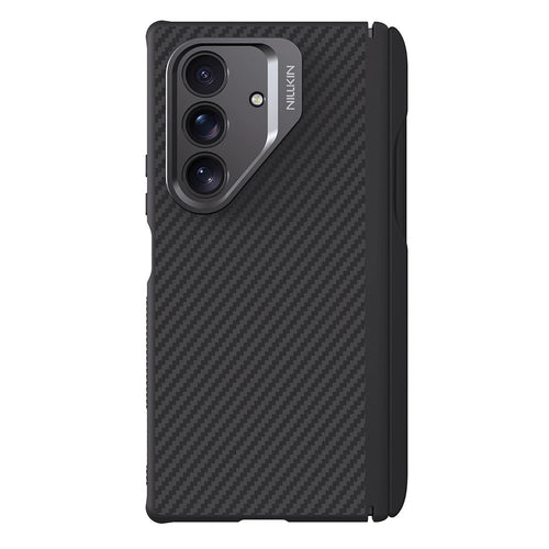 Husă pentru Samsung Galaxy Z Fold7, Nillkin CarboProp Magnetic, cu decupaj cameră și S Pen, Neagră