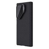 Husă pentru Samsung Galaxy Z Fold7, Nillkin CarboProp Magnetic, cu capac lentile transparent, Neagră