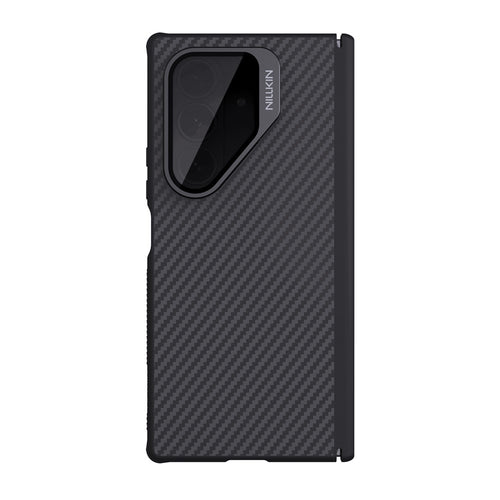 Husă pentru Samsung Galaxy Z Fold7, Nillkin CarboProp Magnetic, cu capac lentile transparent, Neagră
