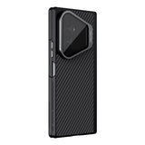 Husă pentru Samsung Galaxy Z Fold8 Ultra, Nillkin CarboProp Magnetic, cu capac lentilă transparent, Neagră