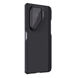 Husă pentru Samsung Galaxy Z Fold7, Nillkin CarboProp Magnetic, cu capac lentilă transparent și slot S Pen, Neagră