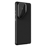 Husă pentru Samsung Galaxy S25 Ultra, Nillkin CarboProp Magnetic with Transparent Lens Cover, Neagră