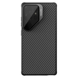 Husă pentru Samsung Galaxy S25 Ultra, Nillkin CarboProp Magnetic with Transparent Lens Cover, Neagră