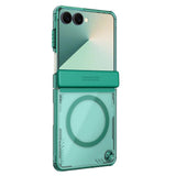 Husă pentru Samsung Galaxy Z Flip7, Nillkin Iceblade Magnetic, Verde