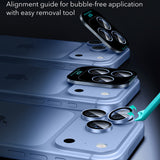 Folie protectie camera pentru iPhone 18 Pro / iPhone 18 Pro Max, ESR Armorite, Albastră