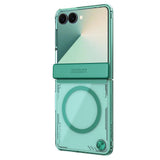 Husă pentru Samsung Galaxy Z Flip7, Nillkin Iceblade Magnetic, Verde