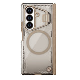 Husă pentru Samsung Galaxy Z Fold7, Nillkin Iceblade Prop Magnetic, cu decupaj camera, Maro