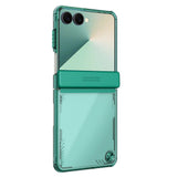 Husă pentru Samsung Galaxy Z Flip7, Nillkin Iceblade, Verde