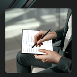 Husă pentru Samsung Galaxy Z Fold7, Nillkin Flex Pure Fold cu Stylus Pen, Neagră