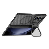 Husă pentru Samsung Galaxy Z Fold8 Ultra, Nillkin CamShield Pro Magnetic, cu capac obiectiv și suport S Pen, Neagră transparentă