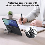 Husă pentru Samsung Galaxy Z Fold7, Nillkin CamShield Prop, cu capac obiectiv transparent și S Pen, Neagră