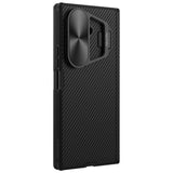 Husă pentru Samsung Galaxy Z Fold7, Nillkin CamShield Prop, cu capac metalic obiectiv, Neagră